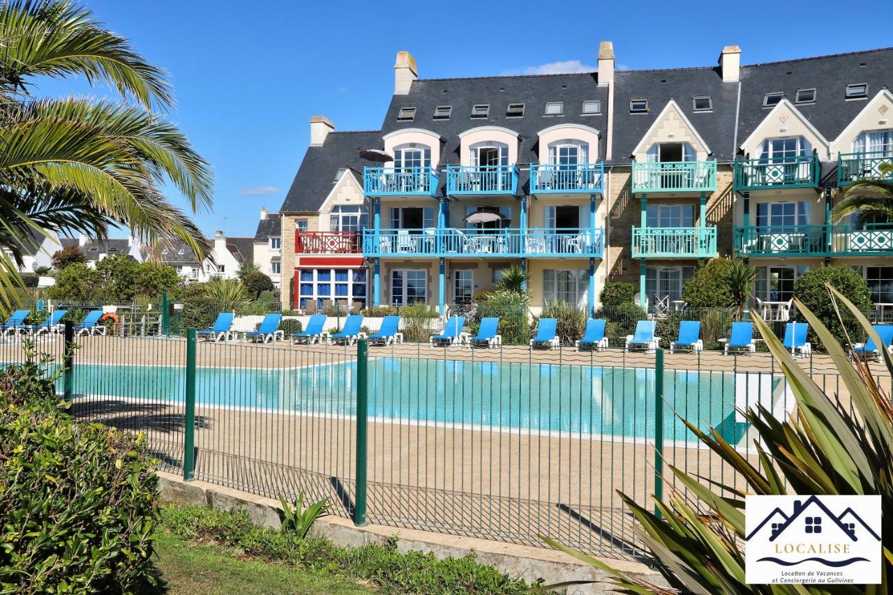 Localise Au Guilvinec: Seaside Retreat with Pool and Garden Views Apartment Exterior photo